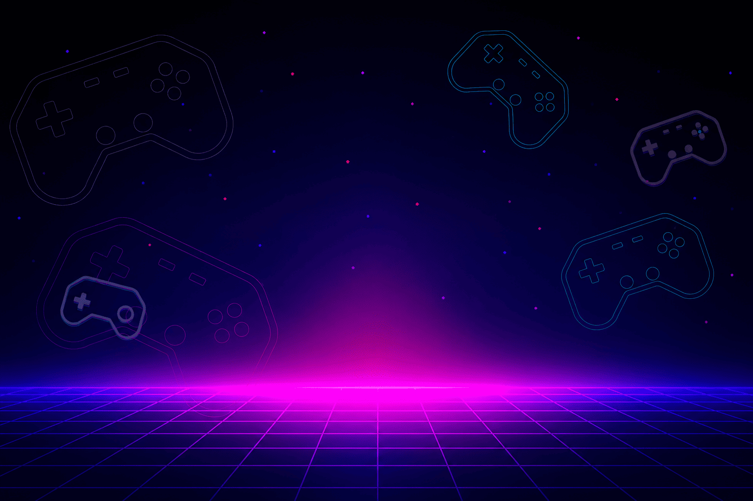 Retro Arcade Background